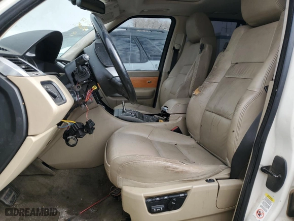 2009 Land Rover Range Rover Sport HSE with VIN SALSK25449A189035, listed as a Copart auction lot 47131605 with 0 mi miles and Salvage Title. Bid and sale history available at carsss.com. Image 7.