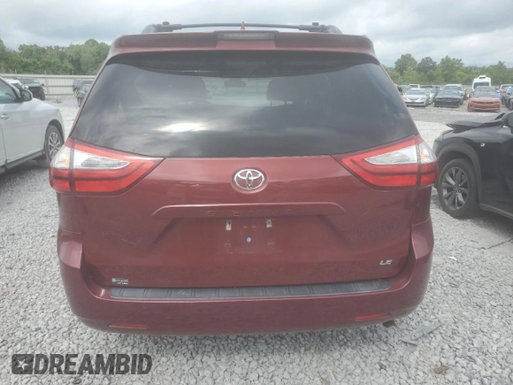 2018 Toyota Sienna LE Auto Access Seat with VIN 5TDKZ3DC8JS939030, listed as a Copart auction lot 60990575 with 78,809 mi miles and Salvage title. Bid and sale history available at DreamBid. Image 6.