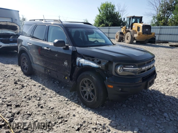 2021 Ford Bronco Sport Big Bend with VIN 3FMCR9B60MRA57387, listed as a Copart auction lot 60787565 with 106,927 mi miles and Salvage title. Bid and sale history available at DreamBid. Image 4.