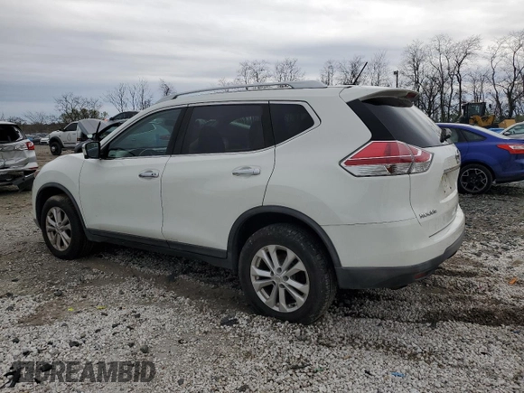2016 Nissan Rogue SV with VIN KNMAT2MV6GP694692, listed as a Copart auction lot 46224705 with 109,939 mi miles and Salvage Title. Bid and sale history available at carsss.com. Image 2.