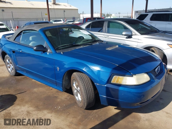 2000 Ford Mustang with VIN 1FAFP4444YF122174, listed as a IAAI auction lot 42185521 with 133,255 mi miles and . Bid and sale history available at DreamBid. Image 1.