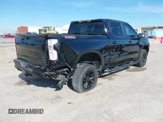 2021 Chevrolet Silverado 1500 LT Trail Boss with VIN 3GCPYFEL5MG150605, listed as a IAAI auction lot 40951452 with 47,577 mi miles and . Bid and sale history available at DreamBid. Image 4.