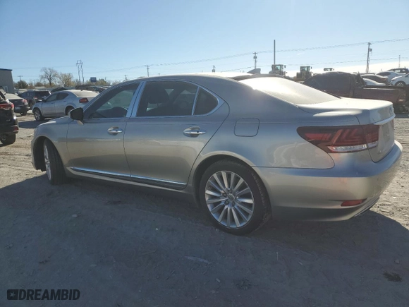 2017 Lexus LS 460 L with VIN JTHDL5EF2H5008214, listed as a Copart auction lot 81721354 with 87,923 mi miles and Salvage Title. Bid and sale history available at carsss.com. Image 2.