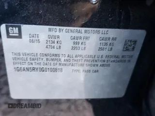 2016 Cadillac ATS-V with VIN 1G6AN5RY0G0100818, listed as a Copart auction lot 87074214 with 109,275 mi miles and Salvage Title. Bid and sale history available at carsss.com. Image 14.