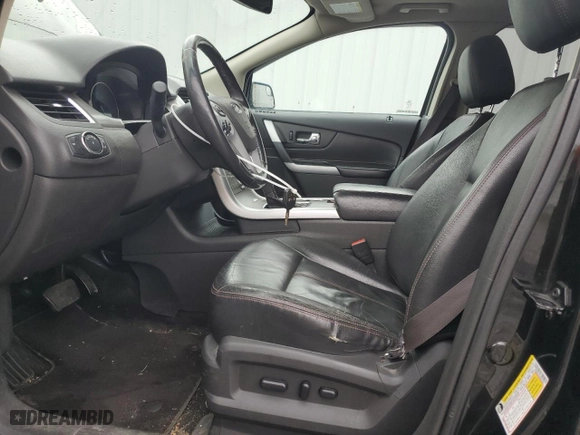 2013 Ford Edge SEL with VIN 2FMDK4JC4DBE22591, listed as a Copart auction lot 51941445 with 122,887 mi miles and Salvage Title. Bid and sale history available at carsss.com. Image 7.