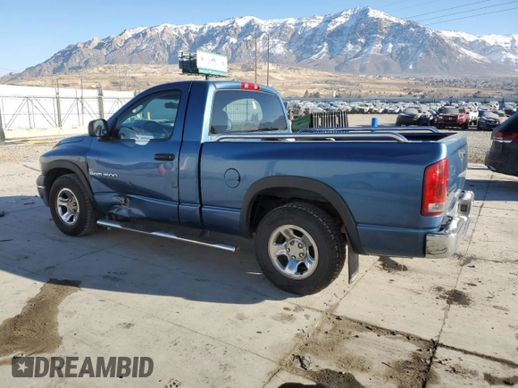 2002 Dodge 1500 with VIN 1D7HA16K72J233214, listed as a Copart auction lot 43047515 with 244,458 mi miles and Salvage Title. Bid and sale history available at DreamBid. Image 2.