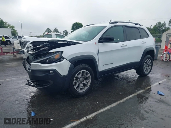 2022 Jeep Cherokee Trailhawk with VIN 1C4PJMBX1ND500729, listed as a IAAI auction lot 42235098 with 60,354 mi miles and . Bid and sale history available at DreamBid. Image 17.