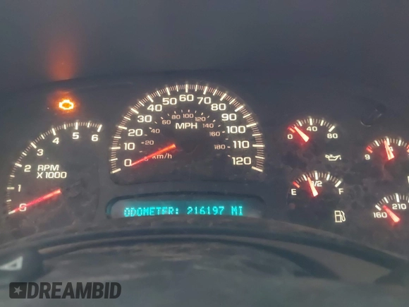 2005 Chevrolet Silverado 1500 LS with VIN 2GCEC19T551335430, listed as a IAAI auction lot 42195780 with 216,197 mi miles and . Bid and sale history available at DreamBid. Image 7.