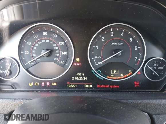2015 BMW 3 Series 328i xDrive with VIN WBA3B3G5XFNR88682, listed as a IAAI auction lot 39228218 with 102,201 mi miles and . Bid and sale history available at DreamBid. Image 7.