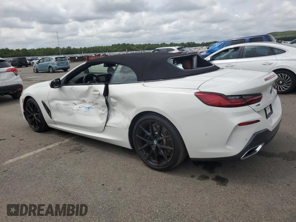 2024 BMW 8 Series 840i with VIN WBADZ4C08RCN02225, listed as a Copart auction lot 63132815 with 5,135 mi miles and Salvage title. Bid and sale history available at DreamBid. Image 2.