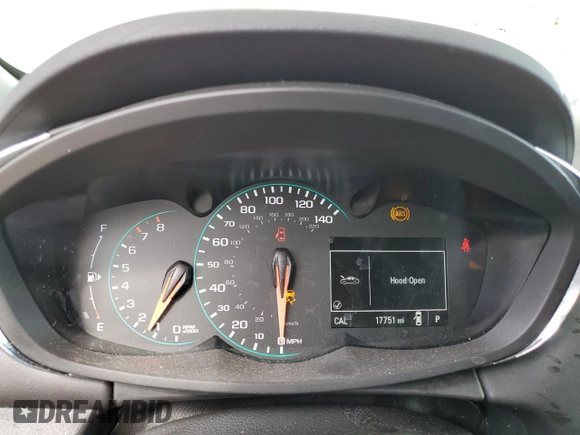 2022 Chevrolet Trax LT with VIN KL7CJPSM0NB556787, listed as a Copart auction lot 44207695 with 17,751 mi miles and Salvage Title. Bid and sale history available at DreamBid. Image 9.