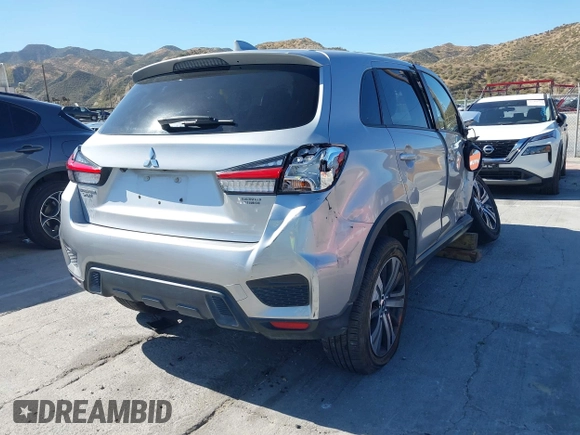 2020 Mitsubishi Outlander ES with VIN JA4AP3AU6LU010350, listed as a IAAI auction lot 42380682 with 95,259 mi miles and . Bid and sale history available at DreamBid. Image 4.