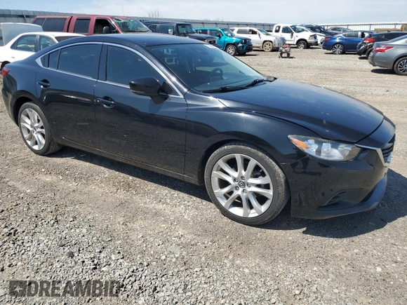 2017 Mazda Mazda6 Touring with VIN JM1GL1V54H1148321, listed as a Copart auction lot 52502115 with 43,507 mi miles and Salvage Title. Bid and sale history available at carsss.com. Image 4.