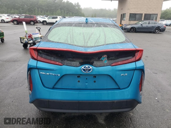 2022 Toyota Prius LE with VIN JTDKAMFP5N3225862, listed as a Copart auction lot 60134975 with 30,913 mi miles and Salvage title. Bid and sale history available at DreamBid. Image 6.