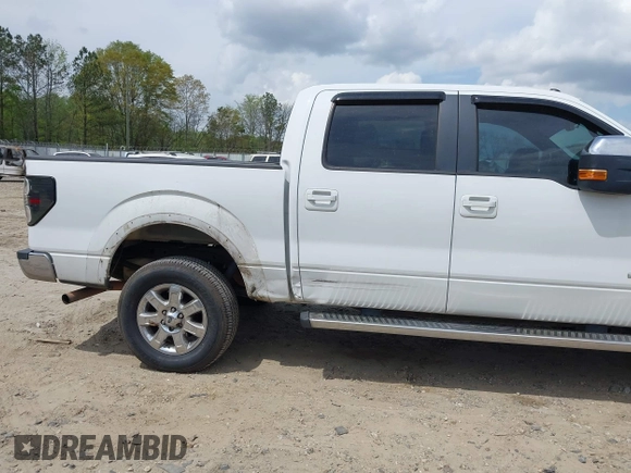 2011 Ford F-150 XLT with VIN 1FTFW1CT5BFC17998, listed as a IAAI auction lot 41968678 with 255,437 mi miles. Bid and sale history available at carsss.com. Image 6.
