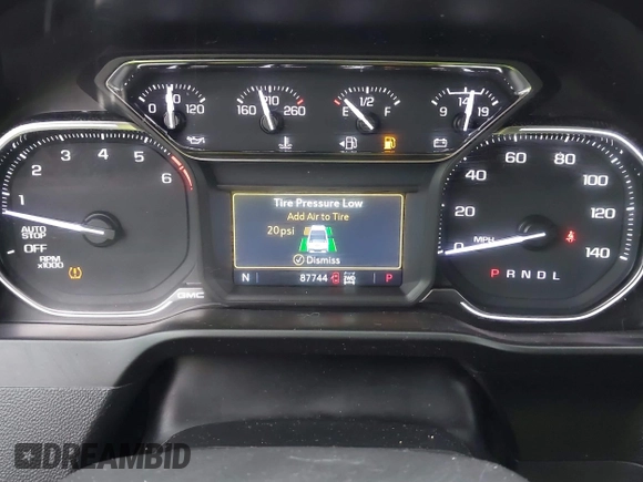 2021 GMC Sierra 1500 Elevation with VIN 3GTU9CED9MG202180, listed as a IAAI auction lot 41991897 with 87,744 mi miles and . Bid and sale history available at DreamBid. Image 7.