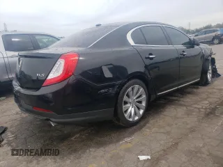 2013 Lincoln MKS with VIN 1LNHL9DK2DG615474, listed as a Copart auction lot 72992954 with 267,975 mi miles and Salvage Title. Bid and sale history available at carsss.com. Image 3.