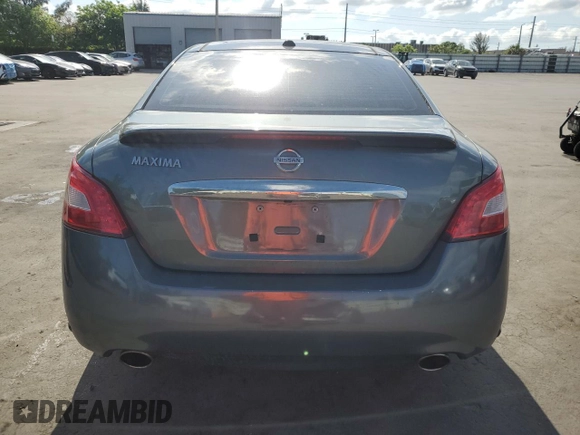 2011 Nissan Maxima SV with VIN 1N4AA5AP9BC844684, listed as a Copart auction lot 57942125 with 117,688 mi miles and Salvage title. Bid and sale history available at DreamBid. Image 6.