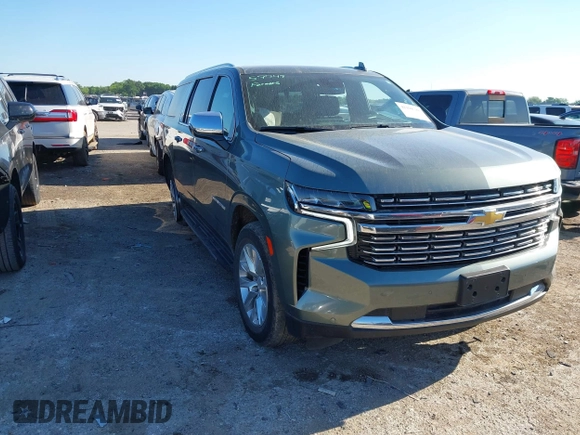 2023 Chevrolet Suburban Premier z VIN 1GNSKFKD9PR278771, wystawiony jako IAAI lot #42198380 z przebiegiem 55 359 mil mil oraz . Historia ofert i sprzedaży dostępna na DreamBid. Obrazek 1.