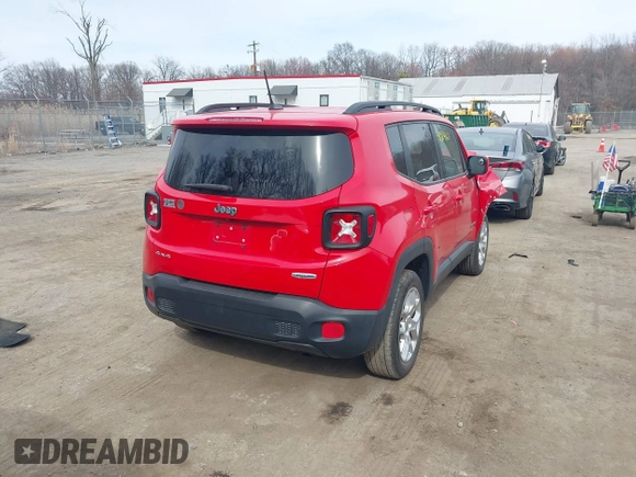 2017 Jeep Renegade Altitude with VIN ZACCJBBB5HPE43979, listed as a IAAI auction lot 41829163 with 109,500 mi miles and . Bid and sale history available at DreamBid. Image 4.