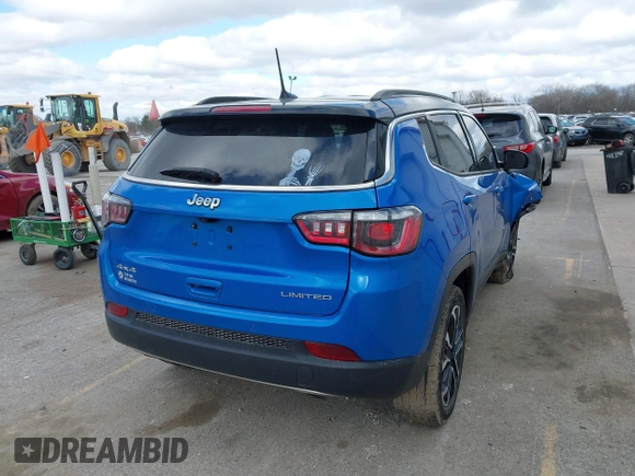 2023 Jeep Compass Limited with VIN 3C4NJDCN9PT519336, listed as a IAAI auction lot 41978460 with 35,272 mi miles and . Bid and sale history available at DreamBid. Image 4.