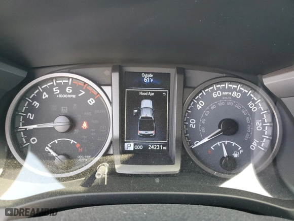 2021 Toyota Tacoma 2WD SR5 with VIN 5TFAZ5CN1MX100782, listed as a Copart auction lot 48333265 with 24,231 mi miles and Salvage Title. Bid and sale history available at carsss.com. Image 9.