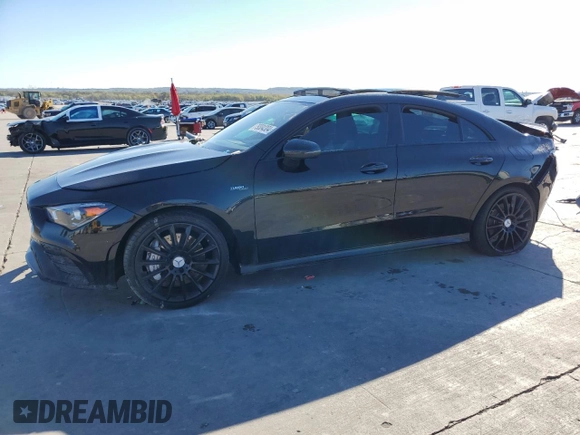 2023 Mercedes-Benz CLA 35 AMG z VIN W1K5J5BB2PN366611, wystawiony jako Copart lot #79304304 z przebiegiem 12 305 mil mil oraz Szkoda całkowita • Salvage title. Historia ofert i sprzedaży dostępna na DreamBid. Obrazek 1.