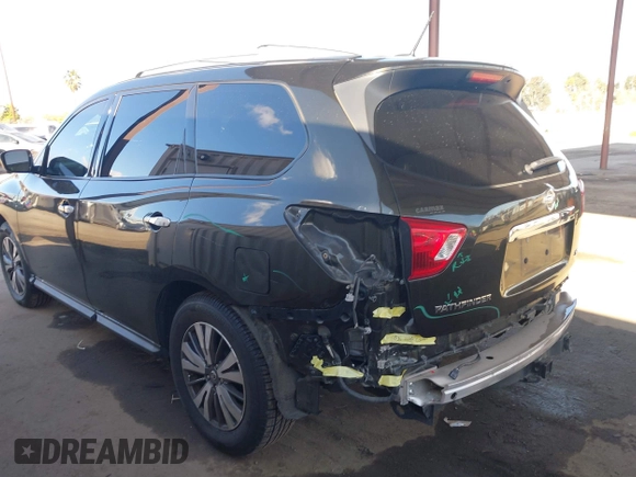 2017 Nissan Pathfinder SL with VIN 5N1DR2MN3HC654487, listed as a IAAI auction lot 41719910 with 79,976 mi miles and . Bid and sale history available at DreamBid. Image 3.