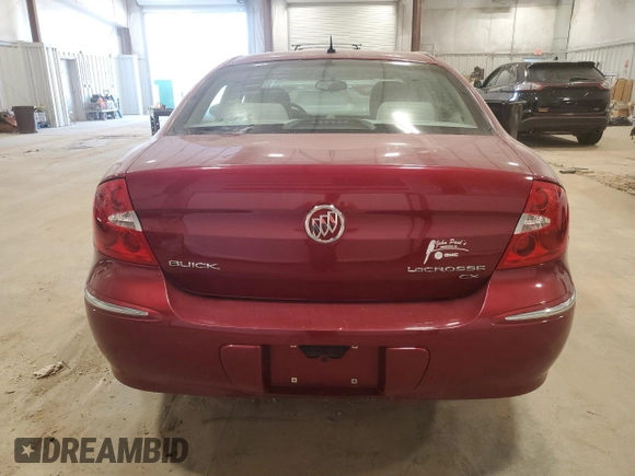 2009 Buick LaCrosse CX with VIN 2G4WC582X91213328, listed as a Copart auction lot 48636535 with 190,457 mi miles and Clean Title. Bid and sale history available at carsss.com. Image 6.