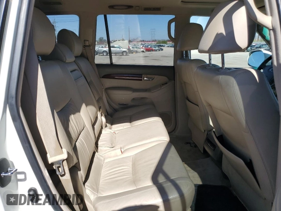 2008 Lexus GX 470 z VIN JTJBT20X480158763, wystawiony jako Copart lot #57632255 z przebiegiem 138 303 mil mil oraz Szkoda całkowita • Salvage title. Historia ofert i sprzedaży dostępna na DreamBid. Obrazek 10.
