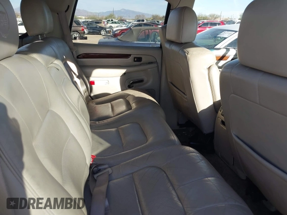2002 Cadillac Escalade z VIN 1GYEK63N22R101463, wystawiony jako IAAI lot #41621840 z przebiegiem 156 639 mil mil oraz . Historia ofert i sprzedaży dostępna na DreamBid. Obrazek 8.