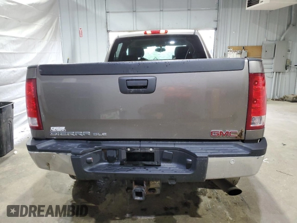 2012 GMC Sierra 2500HD SLE with VIN 1GT120CGXCF180421, listed as a Copart auction lot 56221405 with 62,006 mi miles and Salvage title. Bid and sale history available at DreamBid. Image 6.