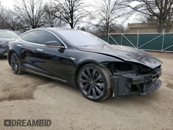 2016 Tesla Model S 70 kWh Battery with VIN 5YJSA1E16GF158450, listed as a Copart auction lot 44171305 with 143,907 mi miles and Salvage Title. Bid and sale history available at carsss.com. Image 4.