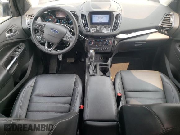 2019 Ford Escape Titanium with VIN 1FMCU9J98KUA56391, listed as a Copart auction lot 59215935 with 27,056 mi miles and Salvage title. Bid and sale history available at DreamBid. Image 8.