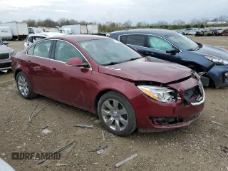 2016 Buick Regal Premium II with VIN 2G4GS5GX6G9172621, listed as a Copart auction lot 55207055 with 122,525 mi miles and Clean Title. Bid and sale history available at DreamBid. Image 4.