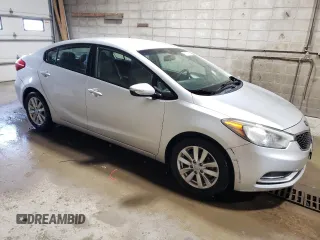2014 Kia Forte LX with VIN KNAFX4A64E5243348, listed as a Copart auction lot 51270605 with 110,241 mi miles and Salvage Title. Bid and sale history available at DreamBid. Image 4.