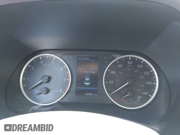 2024 Nissan Sentra S with VIN 3N1AB8BV3RY232197, listed as a IAAI auction lot 40859800 with 14,397 mi miles. Bid and sale history available at carsss.com. Image 7.