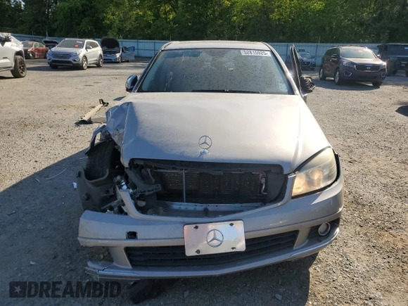 2009 Mercedes-Benz C-Class 3.0L Sport with VIN WDDGF54X79R062351, listed as a Copart auction lot 52815925 with 126,243 mi miles and Salvage Title. Bid and sale history available at carsss.com. Image 5.