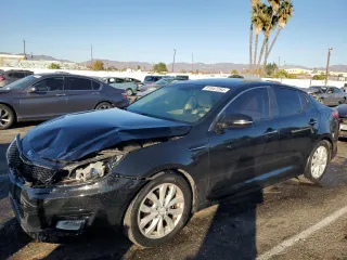 2015 Kia Optima LX with VIN 5XXGM4A76FG498508, listed as a Copart auction lot 81647284 with 95,851 mi miles and Clean Title. Bid and sale history available at carsss.com. Image 1.