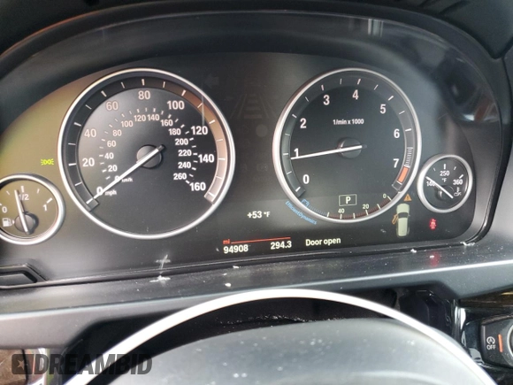 2017 BMW X5 sDrive35i with VIN 5UXKR2C34H0X06639, listed as a Copart auction lot 48998345 with 94,908 mi miles and Salvage Title. Bid and sale history available at carsss.com. Image 9.