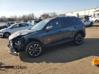 2016 Mazda CX-5 Grand Touring z VIN JM3KE4DY3G0617170, wystawiony jako Copart lot #48368135 z przebiegiem 113 282 mil mil oraz Szkoda całkowita • Salvage title. Historia ofert i sprzedaży dostępna na DreamBid. Obrazek 1.