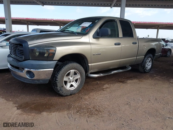 2008 Dodge Ram 1500 SLT with VIN 1D7HA18N58J206612, listed as a IAAI auction lot 41897675 with 208,263 mi miles. Bid and sale history available at carsss.com. Image 2.
