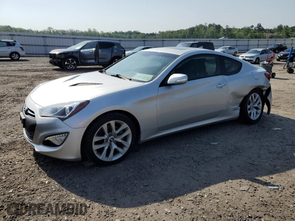 2013 Hyundai Genesis Coupe R-Spec with VIN KMHHU6KJ3DU112575, listed as a Copart auction lot 57287265 with 55,720 mi miles and Salvage title. Bid and sale history available at DreamBid. Image 1.