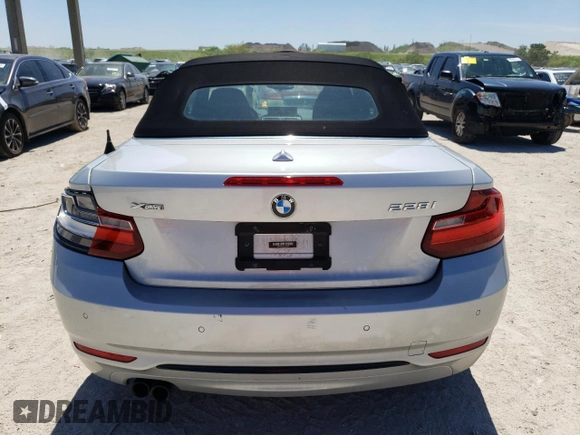2016 BMW 2 Series 228i xDrive with VIN WBA1L9C59GV325604, listed as a Copart auction lot 49372204 with 44,762 mi miles. Bid and sale history available at carsss.com. Image 6.
