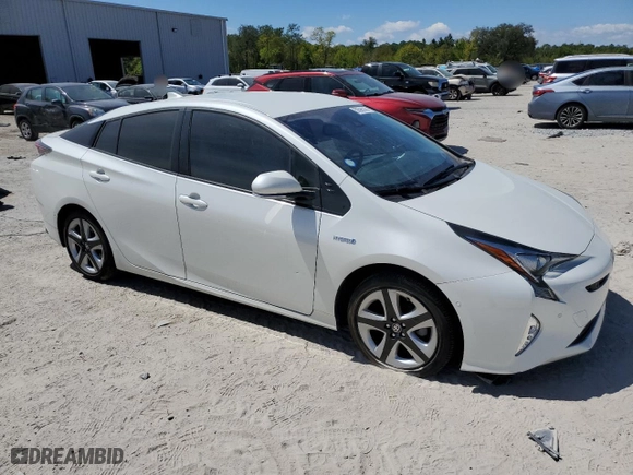2018 Toyota Prius Two with VIN JTDKARFU1J3066044, listed as a Copart auction lot 50596365 with 25,232 mi miles and Salvage Title. Bid and sale history available at carsss.com. Image 4.