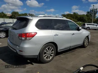 2014 Nissan Pathfinder SL with VIN 5N1AR2MN7EC627968, listed as a Copart auction lot 43920065 with 47,210 mi miles and Salvage Title. Bid and sale history available at DreamBid. Image 3.