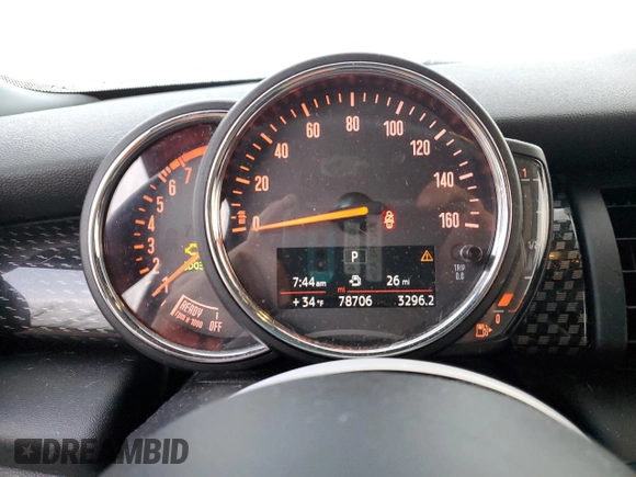2018 MINI Hardtop Cooper S with VIN WMWXP7C55J2A47573, listed as a Copart auction lot 49011385 with 78,706 mi miles and Salvage Title. Bid and sale history available at DreamBid. Image 9.