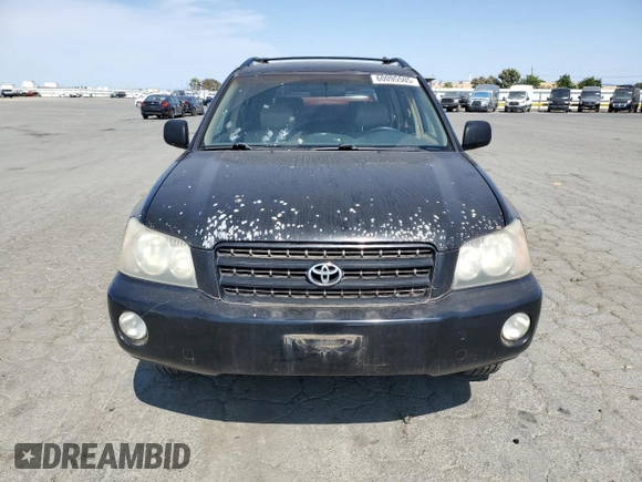 2001 Toyota Highlander with VIN JTEHF21AX10007944, listed as a Copart auction lot 60095505 with 296,404 mi miles and Clean title. Bid and sale history available at DreamBid. Image 5.