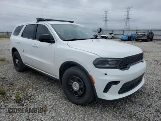 2023 Dodge Durango Pursuit with VIN 1C4RDJFG8PC567815, listed as a Copart auction lot 54140425 with 32,859 mi miles and Salvage title. Bid and sale history available at DreamBid. Image 4.
