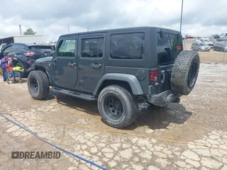 2018 Jeep Wrangler Unlimited Sport S with VIN 1C4BJWDG1JL849635, listed as a IAAI auction lot 42060964 with 60,405 mi miles and . Bid and sale history available at DreamBid. Image 3.